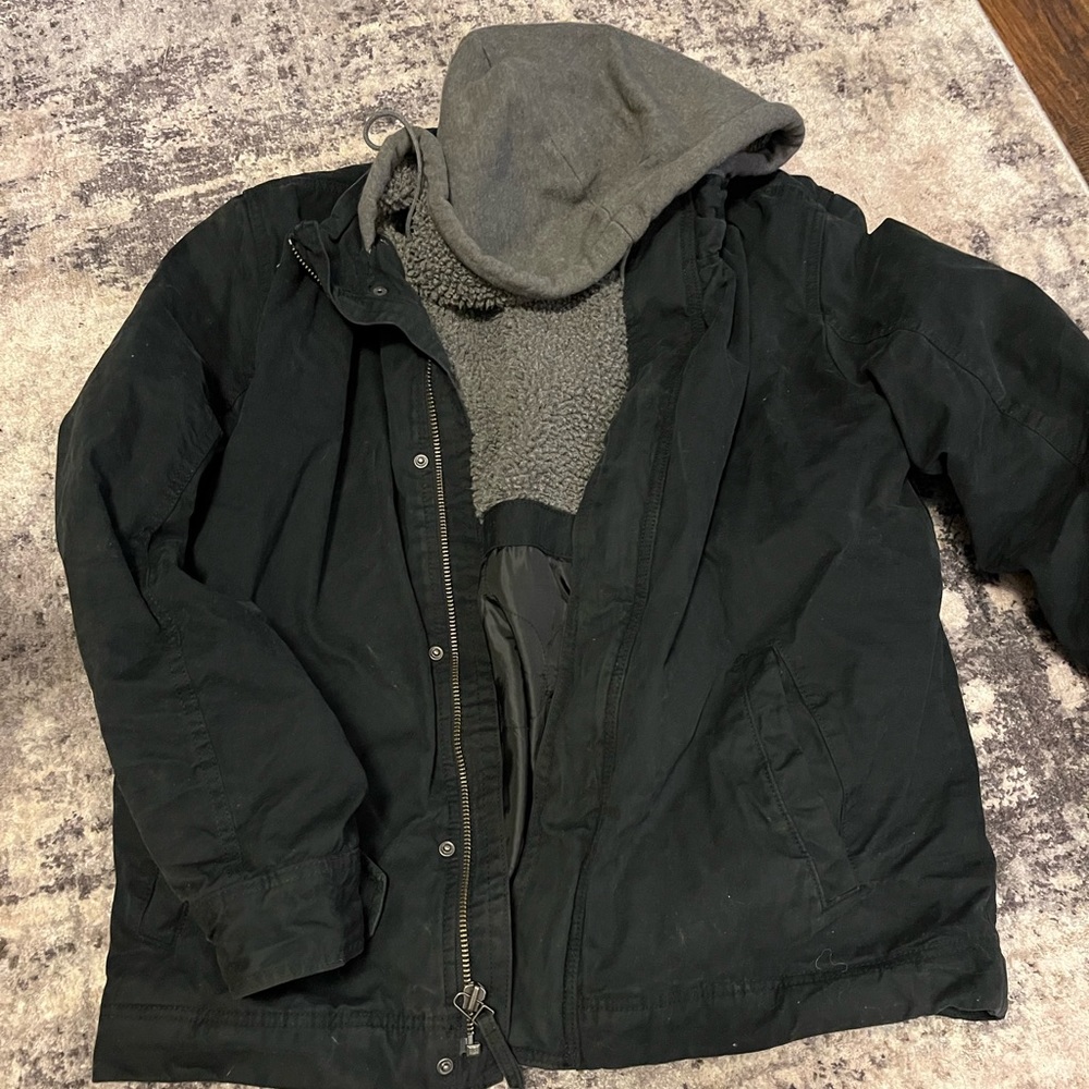 American Eagle Mens Hooded Jacket